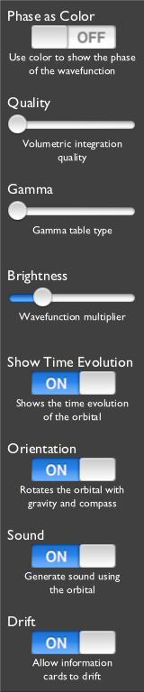 Settings Panel